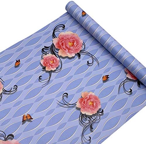 Prateleira de lótus rosa de Yifely e papel de gaveta Blue prateleira papel impermeabilizada recupere as caixas de armazenamento