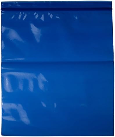 4 x 6 polegadas azuis reclosáveis ​​com zíper selvagem, 100 sacos, 100