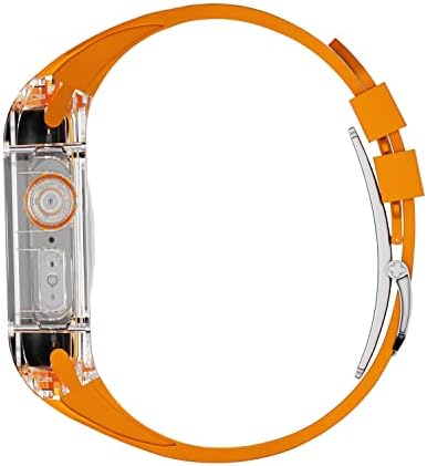 TRDYBSK 49MM MODIFICAÇÃO KIT CASE Band para Apple Watch 49mm Silicone Strap Transparent Case Sport para Iwatch Series Ultra 8