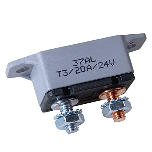 BUMBESTI 12-24V 20amp resetable Stud Type Circuiter Fuse Solder 20A, suporte longitudinalmente 1Pack 1Pack