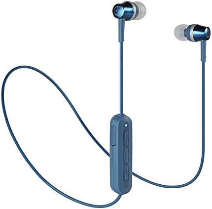 Audio-Technica ATH-CKR300BTBL Wireless In-Ear fones de ouvido, azul