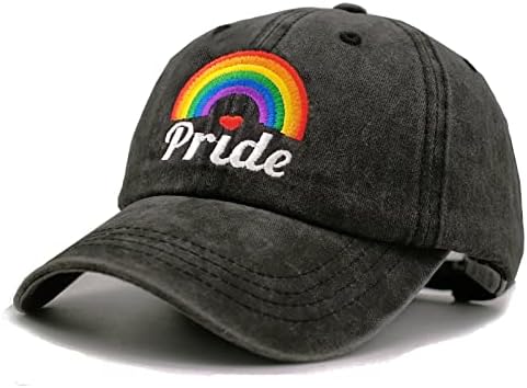 Rainbow Pride Hat for Men Women LGBT Baseball Cap