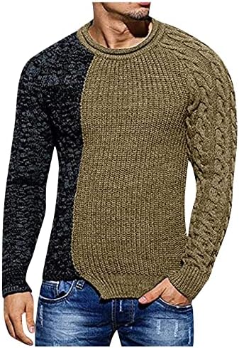 Ymosrh Cardigan Sweater Men Autumn e Winter Casual Casual Color Solid Decorative Pattern Sweater Mens