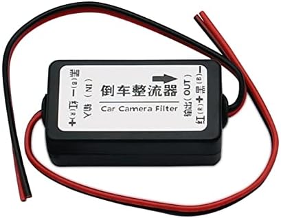 Soyen Car Visão traseira Retificador 12V DC Conector de filtro de capacitor de energia DC para filtro de câmera de carro automático de backup