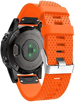 Substituição de cysue Silicone Silft Silicone Relógio Relógio Strap para Garmin Fenix ​​7S 5S GPS Watch