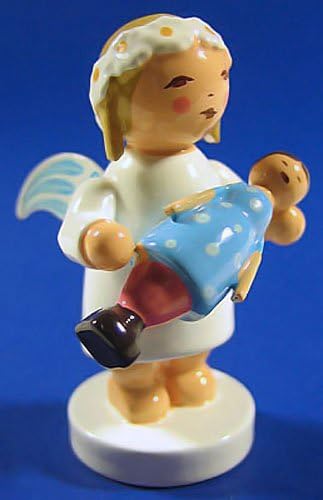 Wendt & Kuhn Pintado à mão Blonde Margarite Angel Figurine Doll