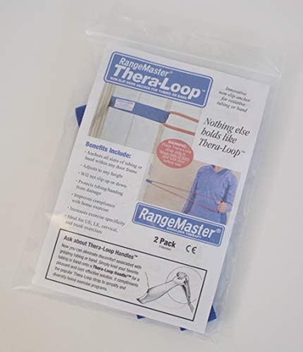 RangeMaster Thera-Loop Door Anchors │ Non-Slip │ Complements Exercise Bands or Tubes │ Great for Exercising or Strengthening