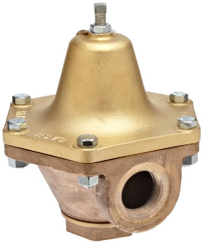 Válvula de caixa 20258-0060 Regulador de pressão de bronze, faixa de pressão de 20 - 100 psi, fêmea de 2 TNP