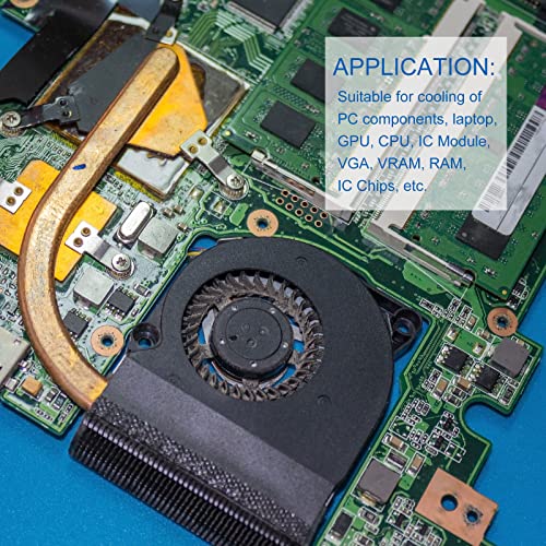 Dmiotech 5 pack 15 x 15 x 1 mm kit térmico de cobre chips ic chips de dissipador de calor Shim para laptop para resfriamento