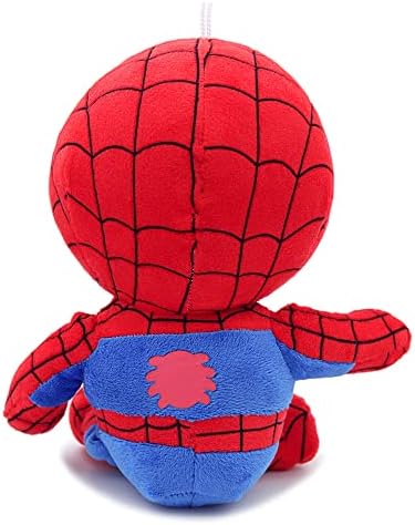 Miokkley Spiderman Toys de pelúcia para meninos, um homem -aranha de 10 polegadas de pelúcia de bonecas de luxo de luxo de