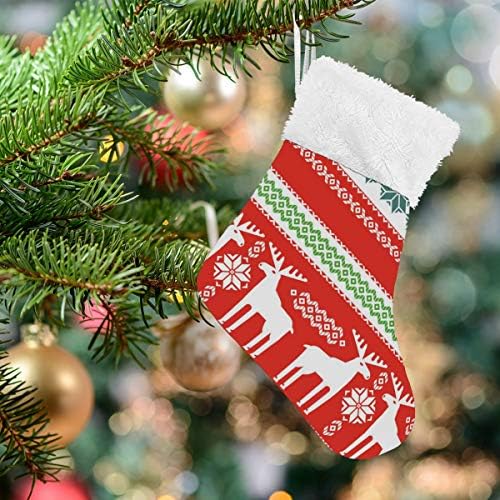 Meias de natal alaza férias feliz natal natal happy elk clássico clássico personalizado pequena decorações de meia para férias em