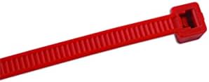 Connect - 30295 Cabo Hellermann Ties Red 200mm x 4,6mm PK 100