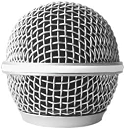 FILECT 2PCS Microfone Grade Micor Grade Microfone Ball Head Mesh Grill para Shure PG48 PG58 BLX288 PG288 PGX24