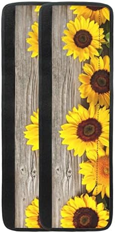 Jndtueit Girlower Gelfrigerator Antiskid Luvas, conjunto de flores de textura de madeira de 8 decoração de pano lavável para fogão de microondas, cobertura amarela de pano floral
