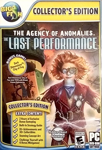 A agência de anomalias The Last Performance Collectors Edition Hidden Objeto PC DVD-ROM