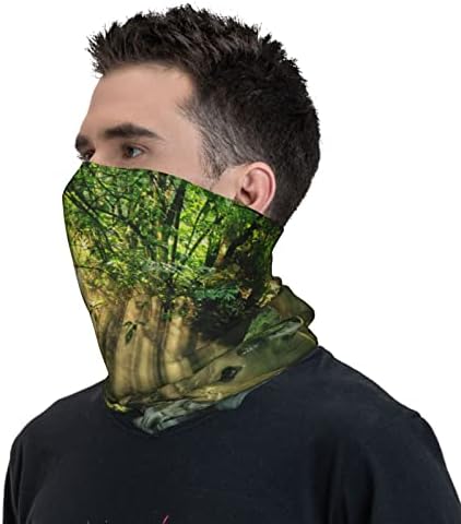 Sol Floresta tropical impresso de esportes multifuncionais impressos da cabeça casual máscara de banda de moletom de banda para a cabeça do pescoço de banda da cabeça Magic Senfat