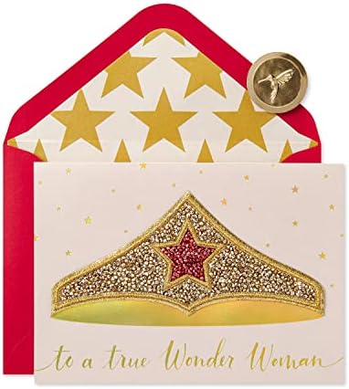 Papyrus Wonder Mulher Mother Day Card