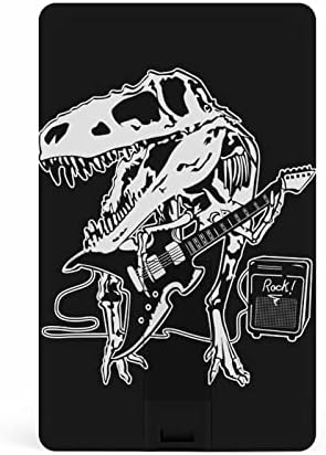 Dinosaur Rex tocando rock com guitar