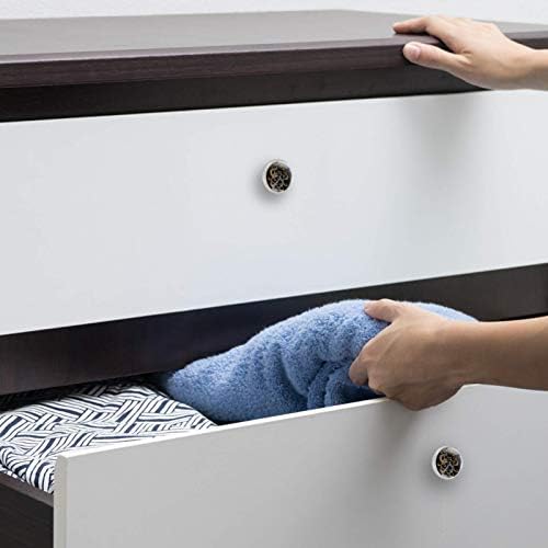 A gaveta puxa alças de gabinete com 8 parafusos de montagem para casa de cozinha de banheiro de varanda DIY.