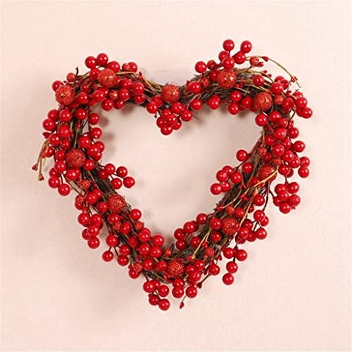 Ganfanren Coração em forma de frutas vermelhas do dia dos namorados Decoradores de casas Decoradores do dia dos namorados