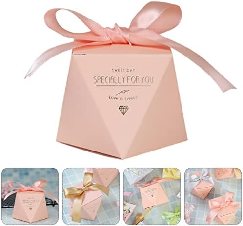Caixas Abaodam Sweets com chuveiro compacto presente convidados Presente suprimentos para bebês Decorações Bolsa Bolsas de favor