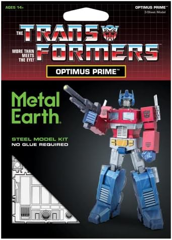 Metal Earth Transformers Optimus Prime Color 3D Model Model Fascinations