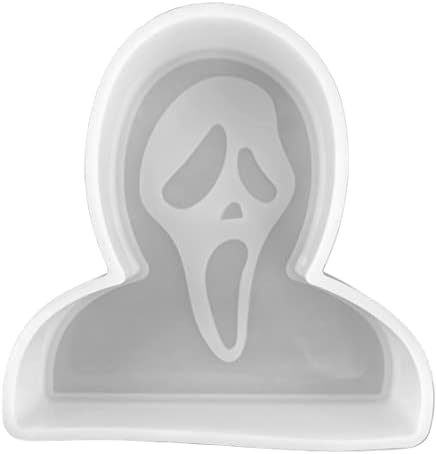 Halloween Máscara de máscara de grito assustador Faca Freshie Freshie para aroma com curado aroma de aroma 4x3.75x0.8 ”D Fall