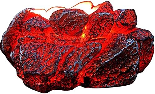 ClothInf Lava Dragon Base luminosa, base de ovo de dragão de cristal, adequado para ornamentos de resina transparente, como