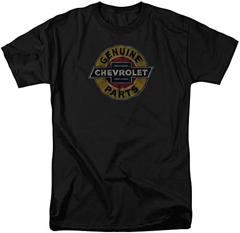 Chevy Men's Genuine Chevy Parts T-shirt Sign T-Shirt preto