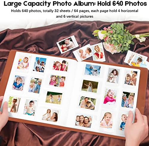 640 bolsos álbum de fotos para fujifilm instax mini 11 12 9 40 evo liplay 8 7+ câmera instantânea/mini link sp-1 impressora, álbum