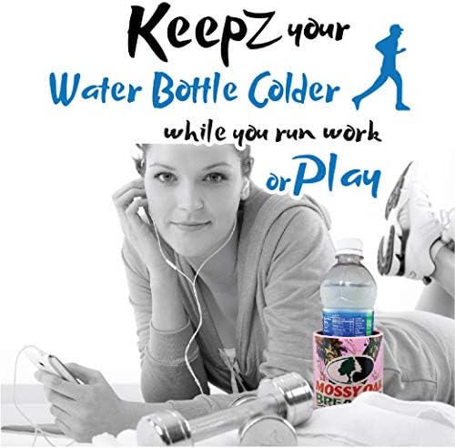 Keepzit Kooler Break-up Pink Camo Premium Isoled Beverage titular de 12 a 16,9 onças latas e garrafas