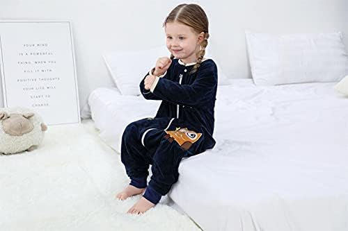 Bobetão vestível de bebê com pés de outono de inverno para criança saco de dormir de manga comprida com pés para criança infantil