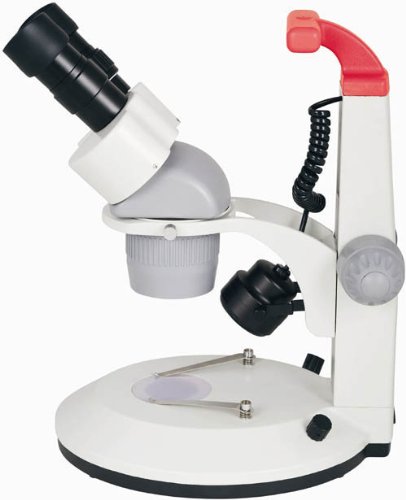 KEN-A-VISION T-22051 Visionscope 2-Microscópio estéreo binocular com cabeça intercambiável, ocular 15x, objetivos 2x e 4x, fonte de luz LED, ampliação de 30x e 60x