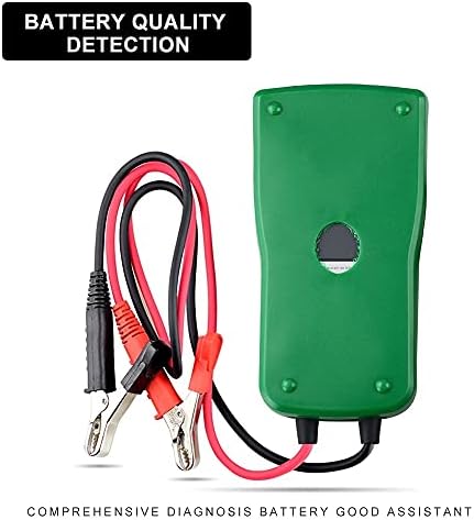 Zyzmh Automotive Battery Tester 12V 24V Verificador de tensão para status da bateria, sistema de ativação do motor, sistema de carregamento