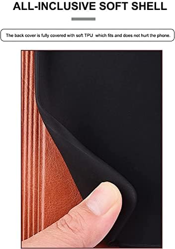Caixa da carteira Daikmz para iPhone 14 Pro, estojo de couro genuíno premium com suporte para cartão [recurso de kickstand] Flip Flip