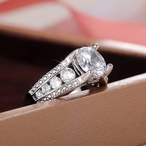 2023 Novo casamento de zircão feminino anel de noiva anel de moda anel de presente anéis de presente