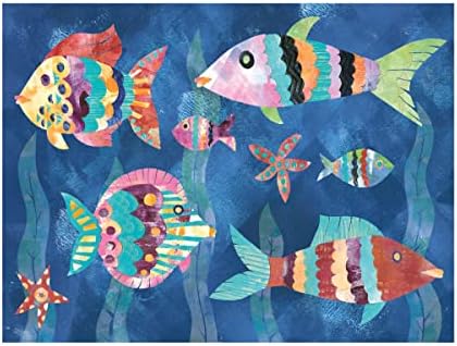 Marca registrada Belas artes 'Boho Reef Fish III' Arte da tela por portfólio de maçã selvagem