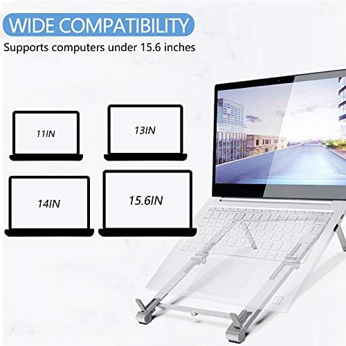Suporte de ondas de caixa e montagem compatível com a Lenovo ThinkPad L14 - Pocket Aluminium Stand 3 -em -1, portátil,