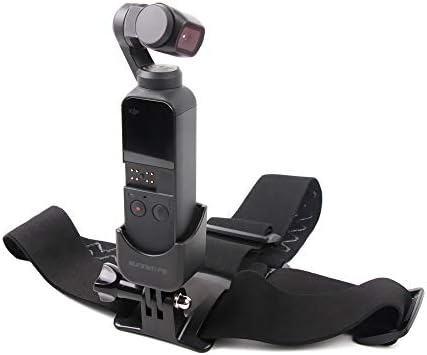 Câmera de bolso ajustável Banda de cabeça vestindo correio adaptador de metal para DJI Osmo bolso para câmera GoPro