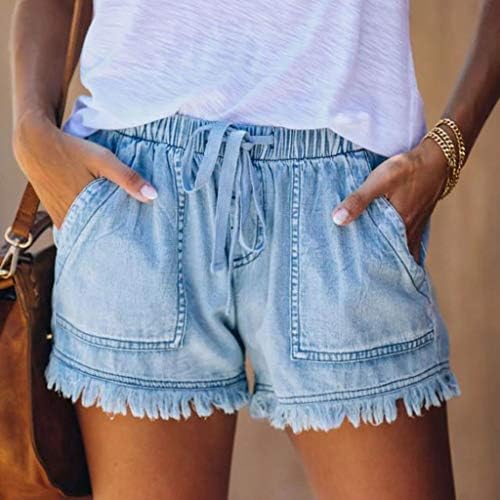Shorts femininos para verão casual de cintura alta