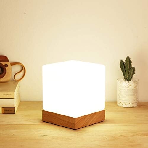 Lâmpada decorativa de lâmpada de cabeceira de cabeceira da lâmpada de tabela de madeira mesa de madeira moderna LED LUZ ULTRA