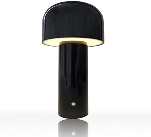 Luminária de mesa de pebin LED com botão Touch lâmpada de cabeceira de cogumelo portátil 3 níveis de iluminação