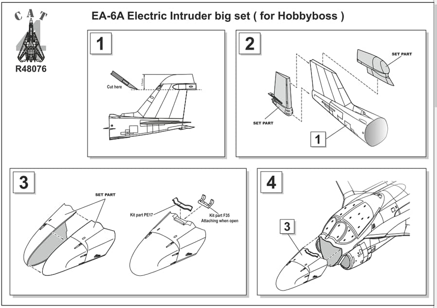 CAT4-R48076-1/48-EA-6A Electric Intruder Big Set