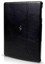 Ferrari Mini iPad Black Grein Leather Folio Case