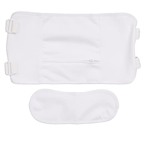 Brocada de compressa de óleo de mamona, bem tecida Nourish Castor Pack Pack Conjunto Branco Reutilizável para Mulheres para Inflamação