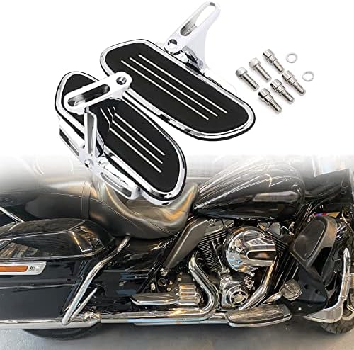 Motorcycle Passager Piso Stramliner Footboard com kit de suporte de montagem ajuste para Harley Touring Road Glide Street Glide