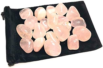 Coleção de cristal Zentron caiu Rose Quartz Stones lote grande 1 peças