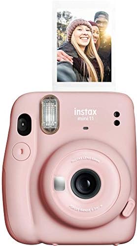 Fujifilm Instax Mini 11 Câmera instantânea - rosa rosa 4,8 x 4,2 x 2,6 e instax mini sereia filmes de cauda - 10 exposições e instant