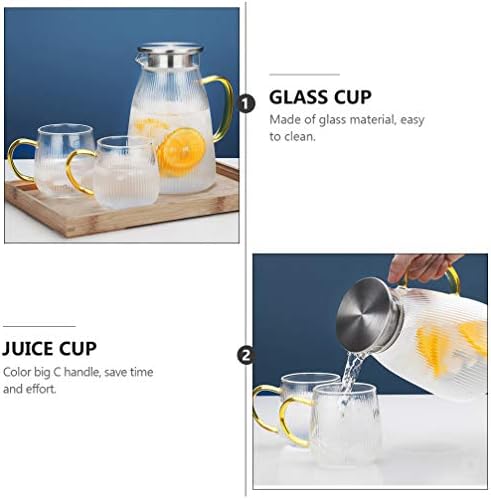 Cabilock Espresso K xícaras de bebida xícaras de vidro copo de vidro caneca de água xícara de água quente ou gelada de
