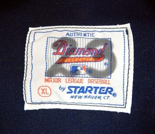 Final dos anos 80 no início dos anos 90 Houston Astros #23 Game usado Navy Jacket XL Dp32900 - Jackets MLB usados ​​para jogo MLB